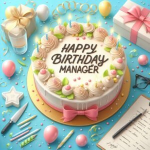 Happy Birthday Wishes for Manager